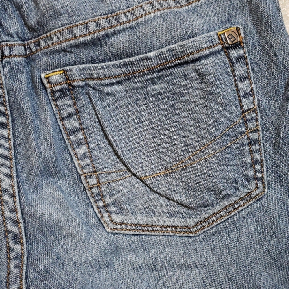 PAC Sun Bullhead Cut-Off Jean Shorts Juniors Size 5 Blue Denim - Picture 5 of 9